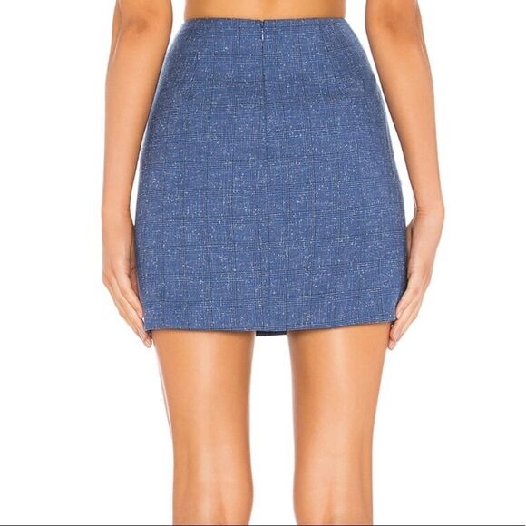 Lovers + Friends Annie Mini Skirt Cobalt - Picture 3 of 10